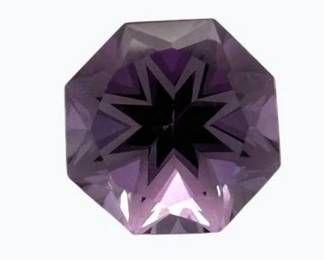 10.05 Carat Amethyst; Fancy Cut