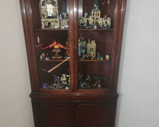 Vintage corner cabinet (Legos not included in sale)