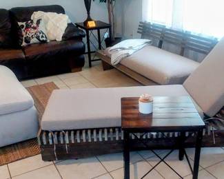 tur teak chase couch