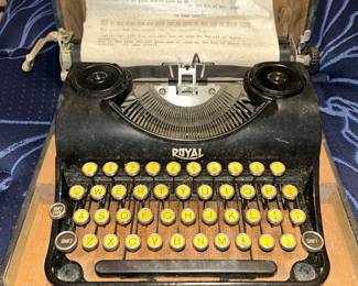 Antique typewriter
