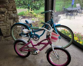 Girls bicycles