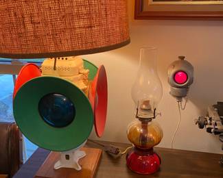 Vintage Railroad Signal Lamp