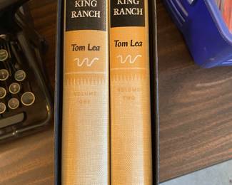 the King Ranch Book Set by tom Lea