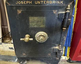 Vintage Joseph Unterbrink Safe with Combination