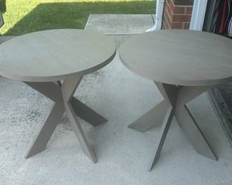 Grey End Tables (like new)