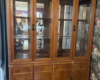 Very Nice China Cabinet- 2 Pieces