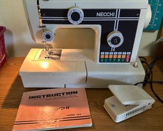 Necchi Sewing Machine Model 523