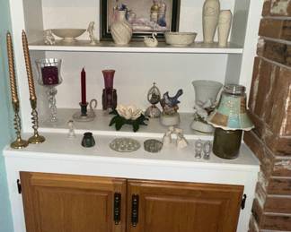 Vases; Lenox Pieces; Candles; Figurines