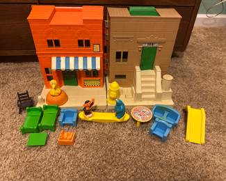 Vintage Sesame Street Playset