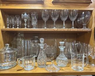 Clear Glassware; Stemware