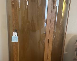 Lighted Curio Cabinet with Glass Shelves