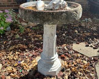 Concrete Bird Bath