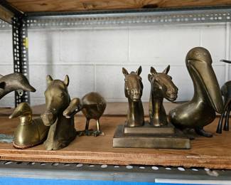 Brass horse