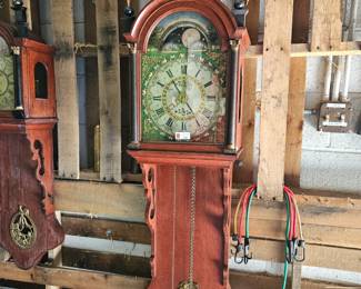 1800's Dutch Frisian "staartklok" or "tail clock".