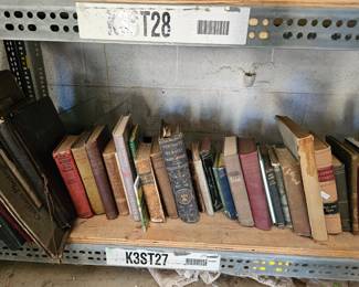 Leather bound books