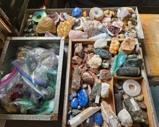 Gems and minerals.