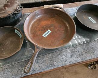 Cast iron pans