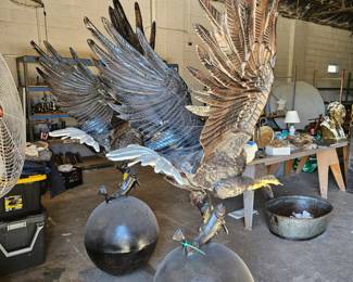 Eagle statues