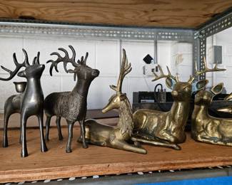 Brass deer