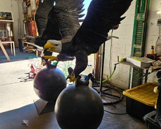 Eagle statues