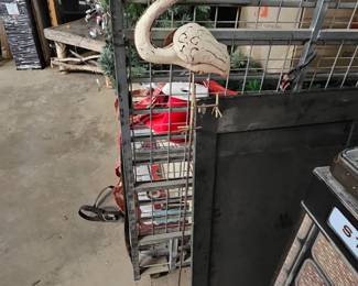 Metal bird lawn decorations