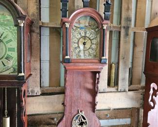 1800's Dutch Frisian "staartklok" or "tail clock".