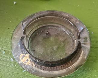 Antique hotel ashtray