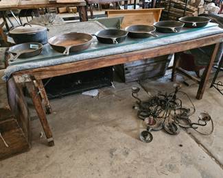 Cast iron pans