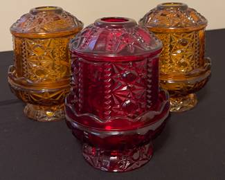 Indiana Glass Fairy Candle Tea Lights