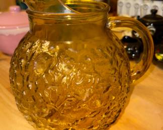 Anchor Hocking ball pitcher