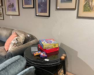 Drum side table