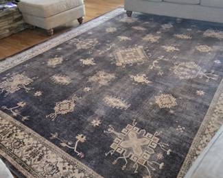 Ruggable Area Rug Verena Dark Wood Living Room Bedroom Kitchen Office Classroom