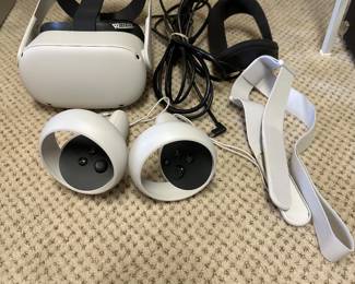 Virtual Reality Head Set with 2 Controllers Plus Accessories