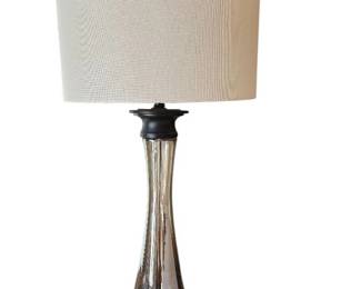Oil Rubbed Bronze and Smokey Glass Lamp