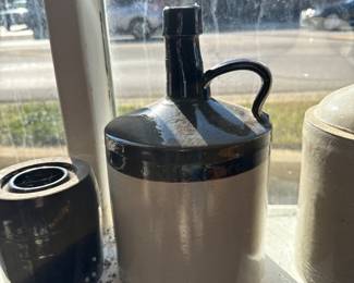Antique Primitive American Jugs 