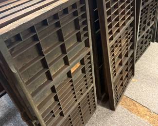 Antique Printers Drawers 