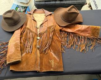TH172Leather Jacket  Hats