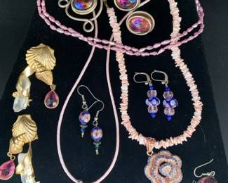 TH188Pink Costume Jewelry