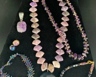 TH170Purple Costume Jewelry 