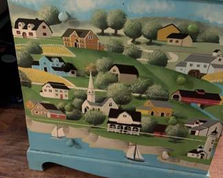 TH162Painted Small Dresser 
