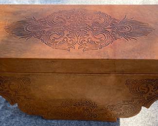 Tooled Leather Box