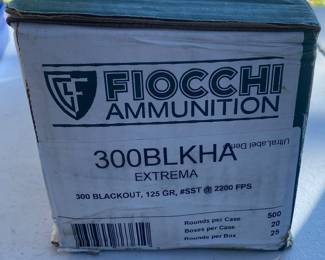 Case of Fiocchi 300 Blackout Ammo