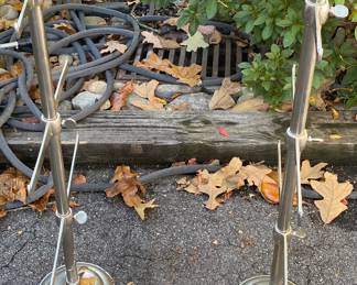 Glass Display Shelves (Metal Stands)