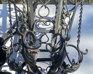 Large Metal Lamp Carriages/Holders