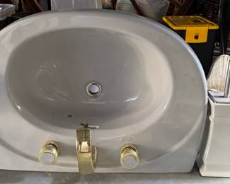 Sink and Pedestal