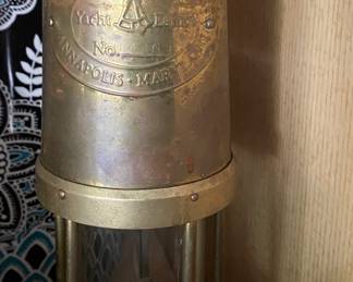 Weems & Plath Brass Oil Lamp