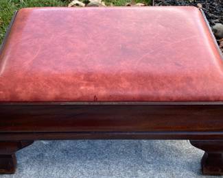 Leather Footstool