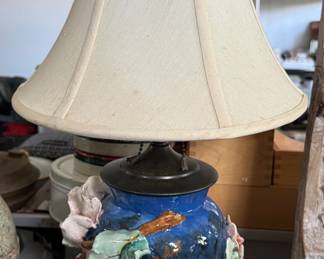 Small Oriental Table Lamp (Damaged)