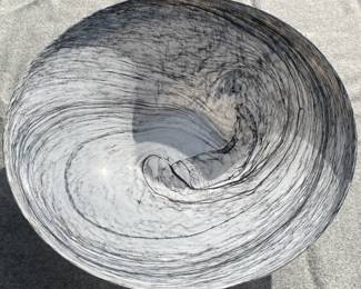 Large Art Glass Bowl