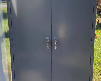 Several Metal Storage Cabinets in Various Condition (No Keys)